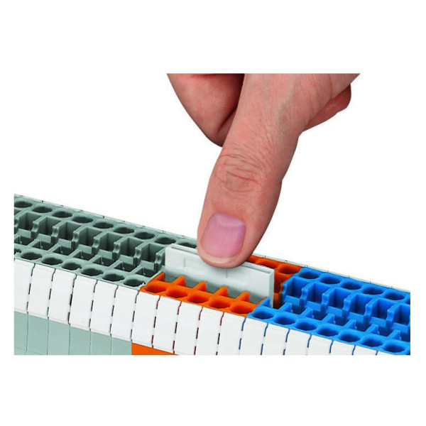 Изолированная Push-in-TYPE перемычка Wago 2000-410 Bars на 10 контактов - фото №5