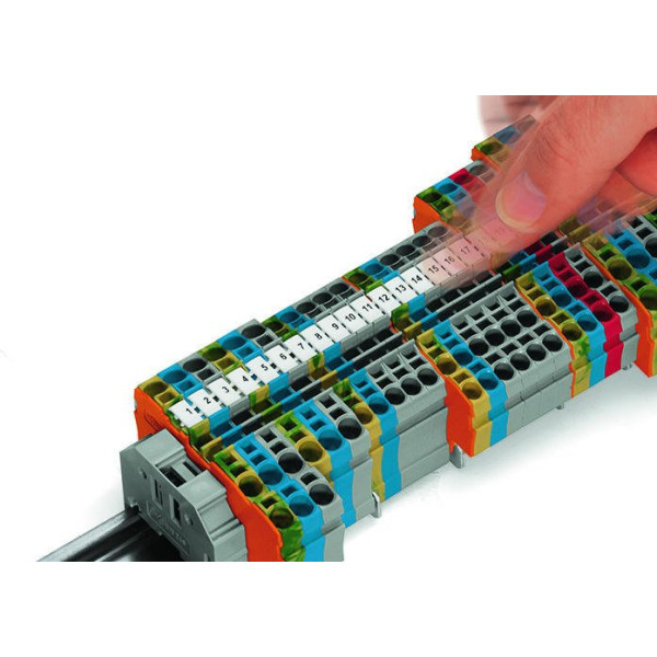 Кінцева пластина Wago 2002-1391 Topjob S до трьохконтактних клем (сіра) - фото №2