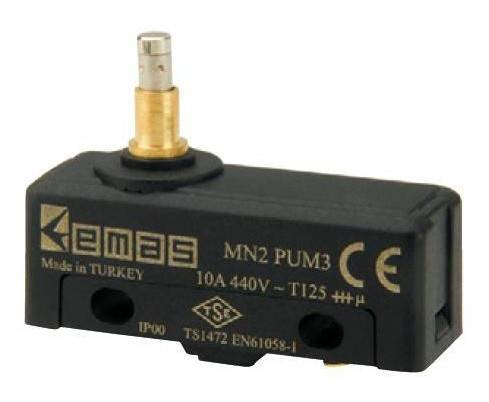 Конечный мини выключатель под пайку EMAS MN2PUM3