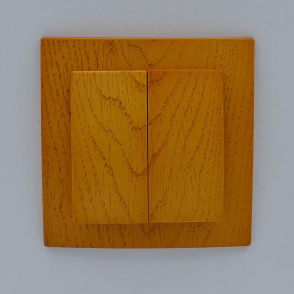 Выключатель Nilson Touran дуб 2кл ( 24251003 ) - фото №3