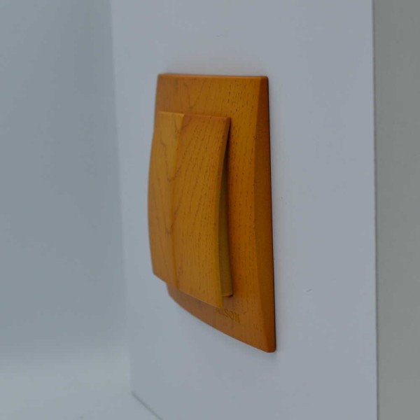 Выключатель Nilson Touran дуб 2кл ( 24251003 ) - фото №4