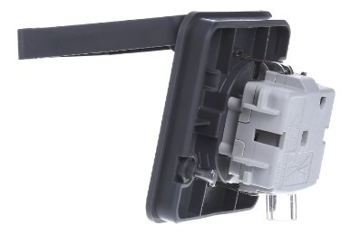 Розетка с з/к и крышкой Berker W.1 IP55 - фото №2