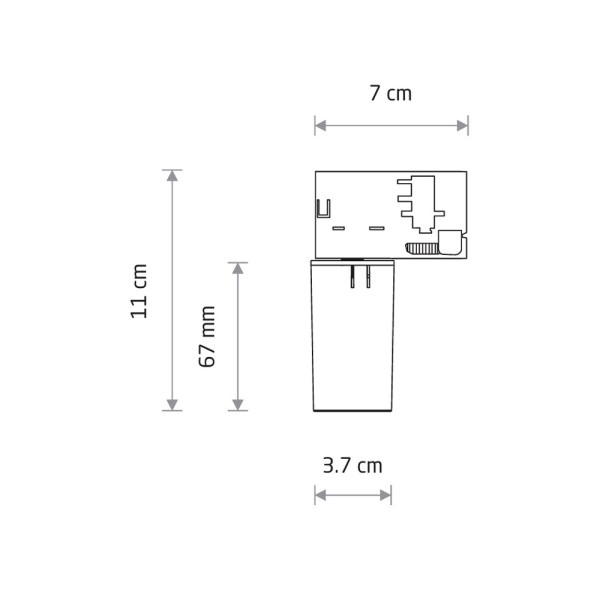 Адаптер Nowodvorski 8282 Ctls Adapter For Cameleon System IP20 Wh - фото №2