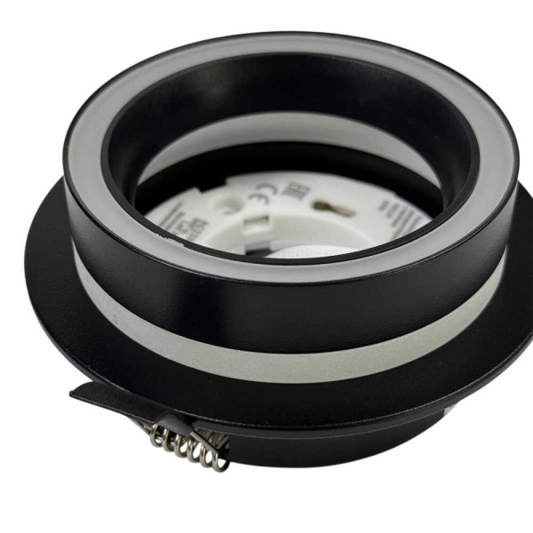 Светильник точечный Violux TORONTO-R GX53 IP20 черный ( 130109 ) - фото №2