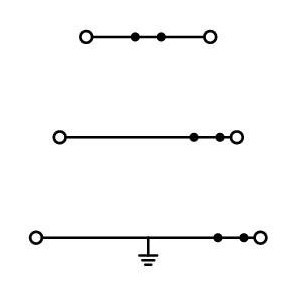 Трирівнева компактна клема Wago 870-577 - фото №2