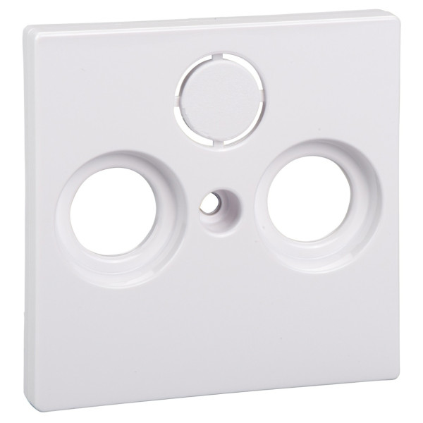 Центральная панель TV розетки антенная белая Merten, MTN296725 - фото №1