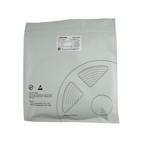 LED стрічка RISHANG 180-2835-24V-IP20 12W 1116Lm 4000K 10м (RL08J0TC-A-2-NW) - фото №1