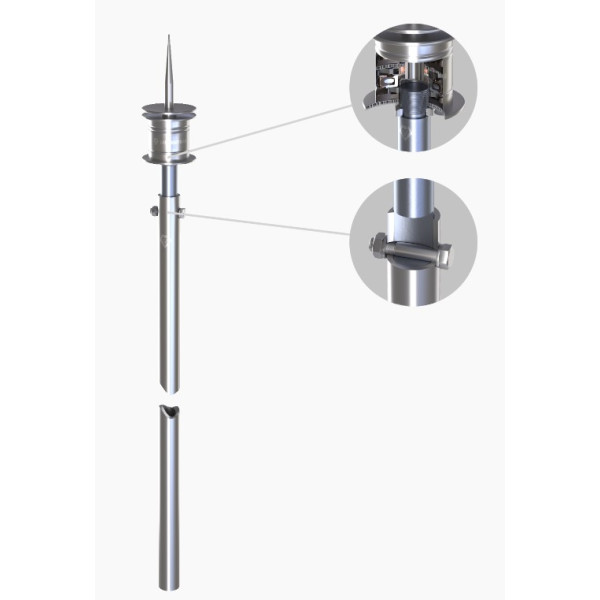 Блискавкоприймач на тринозі Leo Lightman для ESE 5м Ni (422503) - фото №1