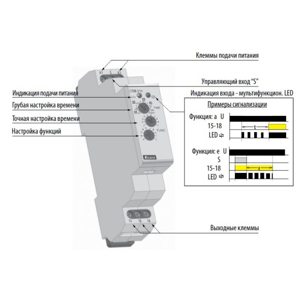 Реле часу CRM-9S, ELKOep - фото №1