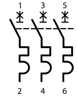 Модульный автоматический выключатель E.Next e.mcb.pro.60.3.C 3р 5А C (p042028) - фото №3