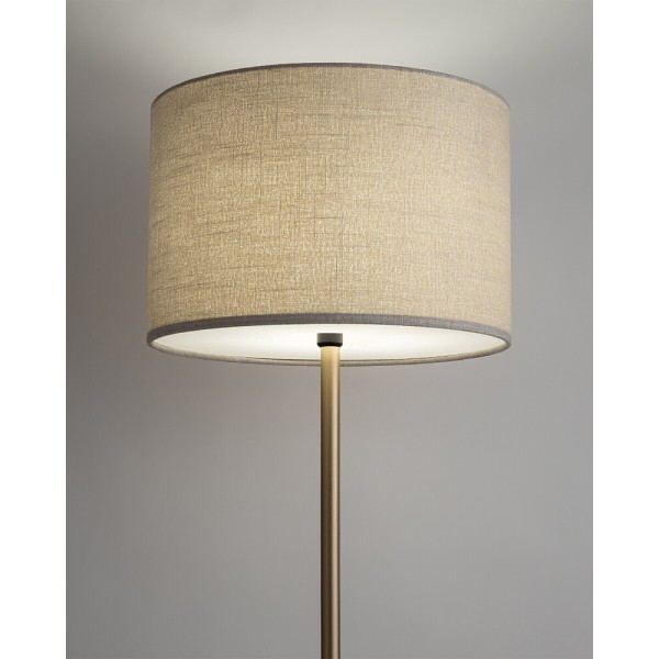 Торшер Nowodvorski 11656 Santana E27 1x25W IP20 бежевый - фото №1