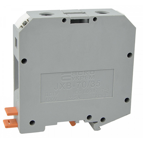 Клеммник Аско-Укрем JXB 70/35 серый (A0130010007) - фото №2