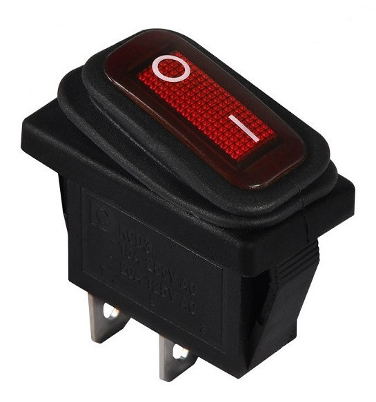 Переключатель TNSy KCD3-101WN R/B с подсветкой IP54 красный (TNSy5500847)