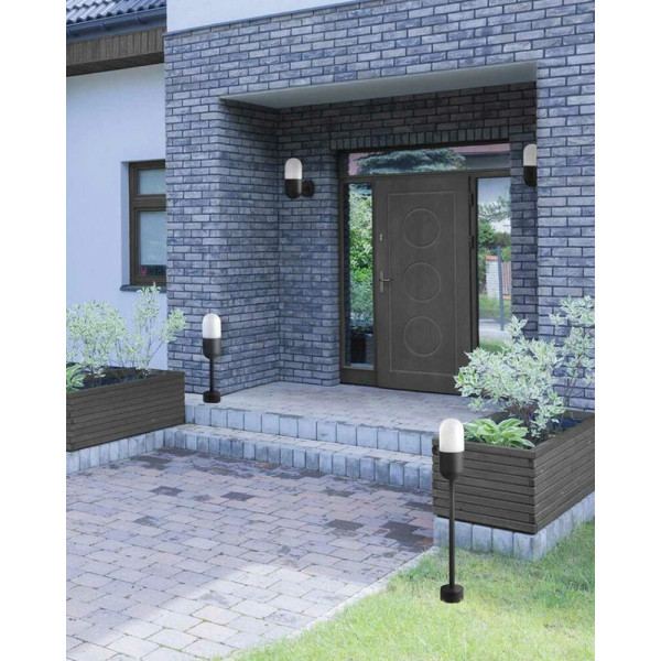 Вуличний світильник Goldlux 3314154 Horten E27 1x10W IP44 GR - фото №2