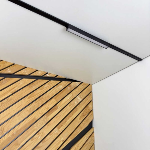 Магнітний трековий світильник UST-L 10W 4000K 48V IP20 чорний Violux ( 320103 ) - фото №1