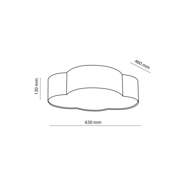 Детская люстра TK Lighting 1534 Cloud - фото №3