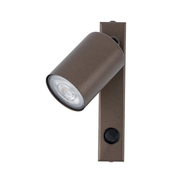 Бра, настінний світильник TK Lighting 4872 Top GU10 1x10W IP20 коричневий - фото №3