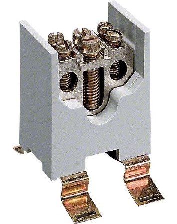 Клеммник вводно/ответвительный Hager K64 1 полюс - фото №1