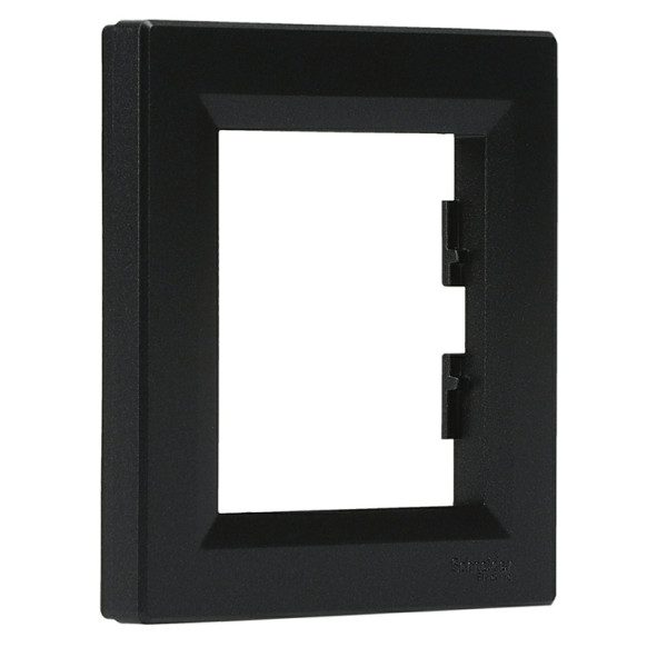 Рамка одинарная антрацит Asfora, EPH5800171 - фото №1