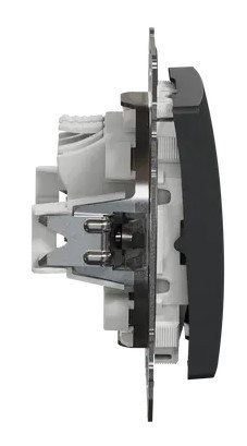 Перемикач Schneider Electric Sedna Design & Elements з підсвіткою чорний SDD114106L - фото №2