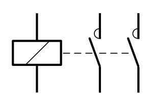 Бесшумный контактор с ручным управлением Hager ERC225S 25A 2НО 230B - фото №1