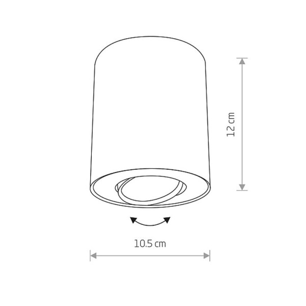 Точечный светильник Nowodvorski 8897 Set GU10 1x10W IP20 Белый - фото №1