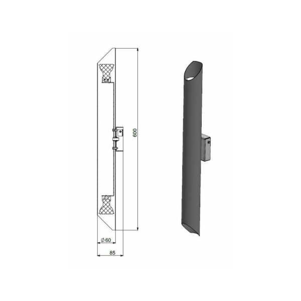 Бра, настенный светильник Pikart 23673-3 - фото №1