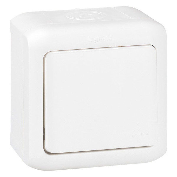 Выключатель 1 клавишный Legrand Forix белый
