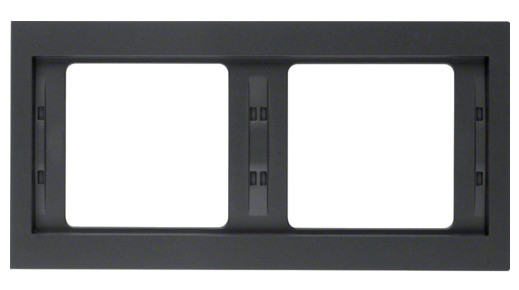 Рамка 2-местная, горизонтальная, антрацит Berker K.1