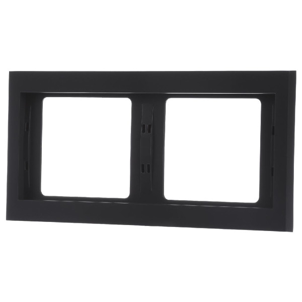 Рамка 2-местная, горизонтальная, антрацит Berker K.1 - фото №1