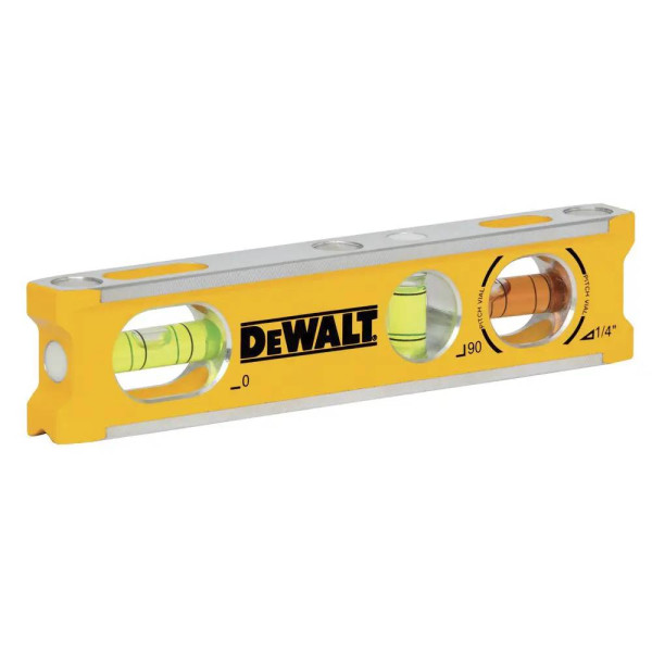 Рівень DeWALT DWHT42525-0 BILLET TORPEDO 3 капсули 165мм - фото №1