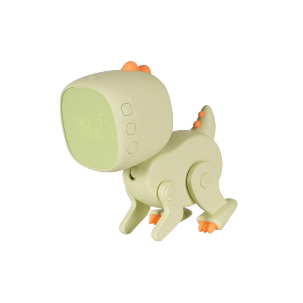 Нічник, настільна лампа із будильником Goldlux 331793 Robot Kacper LED 1x1W 3000K IP20 зелена - фото №2