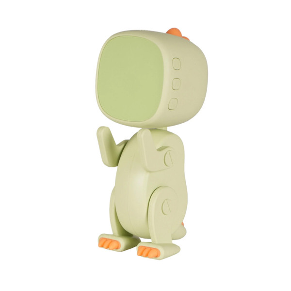 Нічник, настільна лампа із будильником Goldlux 331793 Robot Kacper LED 1x1W 3000K IP20 зелена - фото №3