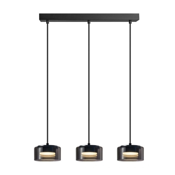 Подвесной светильник, люстра Goldlux 331281 Ofelia GX53 3x10W 4000K 660Lm IP20 черный