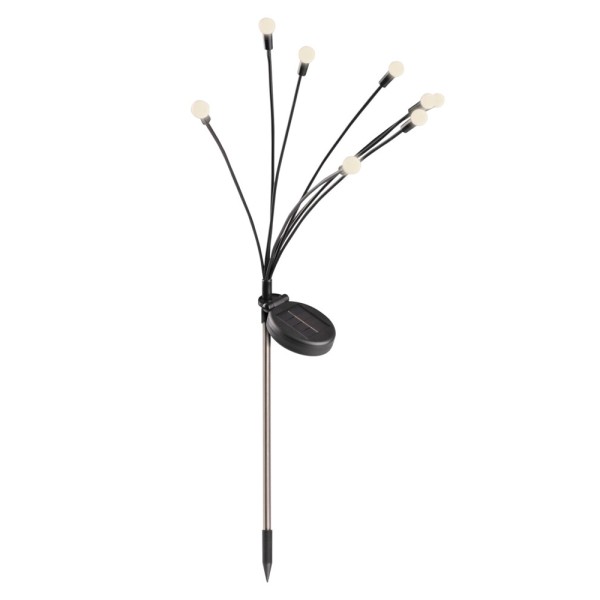 Вуличний світильник на сонячній батареї Goldlux 325549 Fiorini LED 3000K IP44 чорний - фото №3