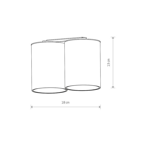 Точечный светильник Nowodvorski 7665 Eye tone II GU10 2x10W IP20 Белый - фото №1
