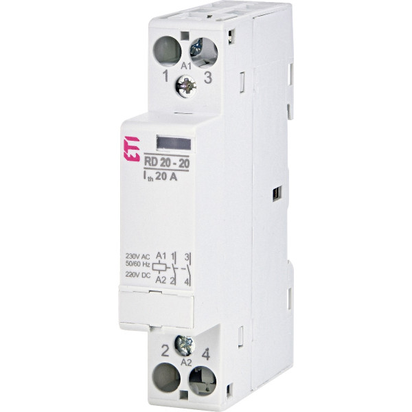 Контактор ETI 002464004 RD 20-20 (230V AC/DC) (AC1)