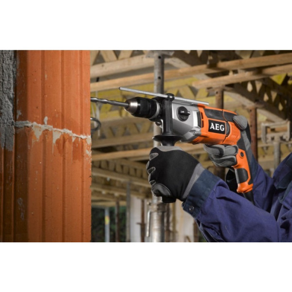 Ударний дриль AEG 4935447375 SB2E1100RV 1100Вт 60Нм - фото №1