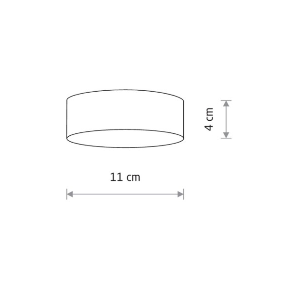 Потолочный светильник Nowodvorski 10402 Lid Round LED 1x15W 3000K 1500Lm IP20 белый - фото №3