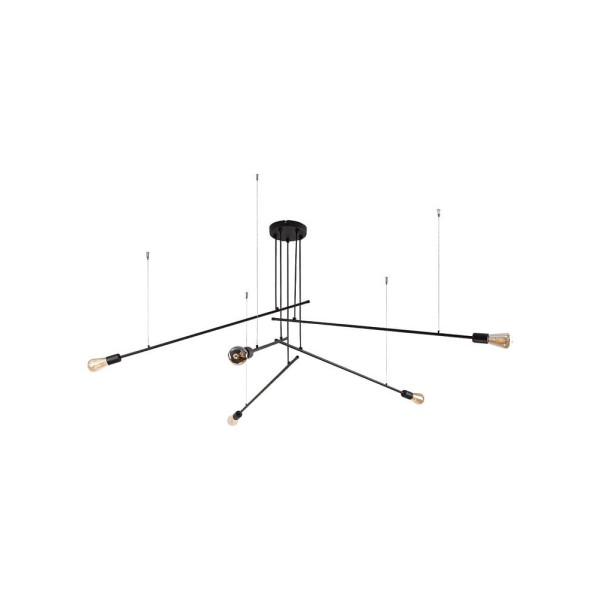 Люстра Nowodvorski 9127 Pile E27 5x60W IP20 Чорна