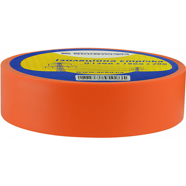 Ізострічка Аско-Укрем 0,13x19мм/20м помаранчева (A0150020046) - фото №1
