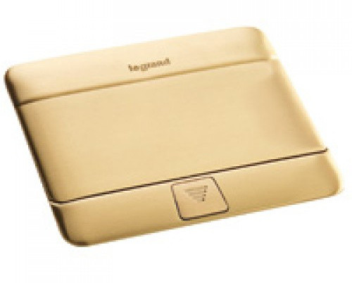 Лючок с выдвижным блоком розеток Legrand 54015 3М (латунь) - фото №1