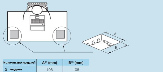 Лючок с выдвижным блоком розеток Legrand 54015 3М (латунь) - фото №4