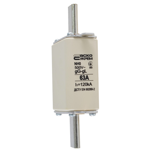 Запобіжник Аско-Укрем NH0 63A gG (A0050010022) - фото №3