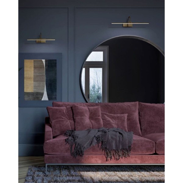 Подсветка для картин, бра, настенный светильник Nowodvorski 8170 Giotto LED 1x13W 3000K 900Lm IP20 латунная - фото №1