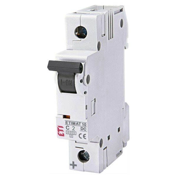 Автоматический выключатель ETI 250В DC 2А 6кА C
