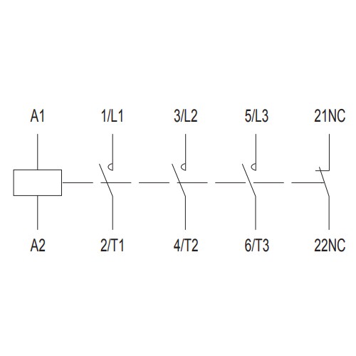 Мініконтактор NOARK Ex9CS09 01 3Р 9A 230В AC 1NC (101008) - фото №2