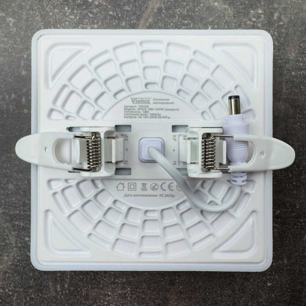 Светильник LED даунлайт Violux SPACE 18W 4200K квадрат IP20 ( 100230 ) - фото №3