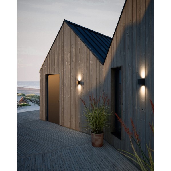 Вуличний світильник Nordlux 49711203 Canto LED 2x10.6W 3000K 500Lm IP44 чорний - фото №1