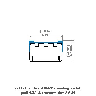 LED-профіль KLUS GIZA-LL, 2 метра (KLUS_A00758A_2) - фото №6